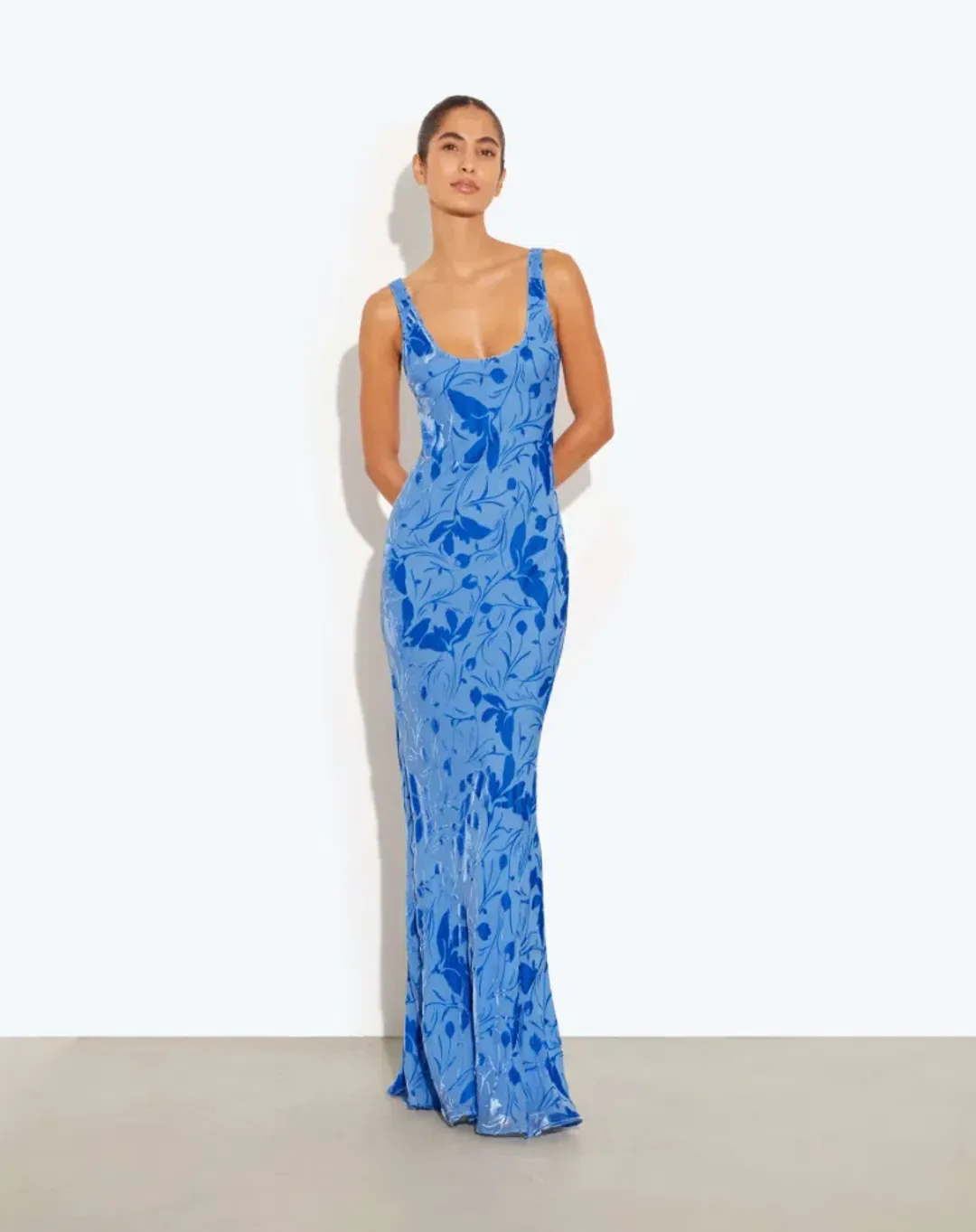Rat & Boa Inez Maxi Dress Blue Size XXS / AU 4  for rent on The Volte - main image