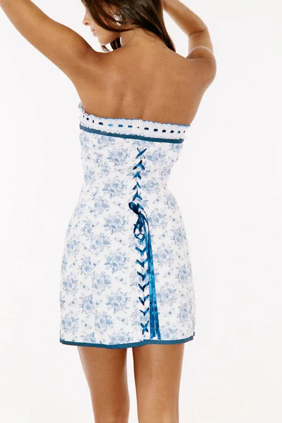 With Jean Sabrin Mini Dress Toile Papillon Size XS / AU 6 for rent on The Volte - main image