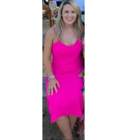 By Johnny Neon Bias Slip Midi Dress Pink Size AU 10 for rent on The Volte - image 6