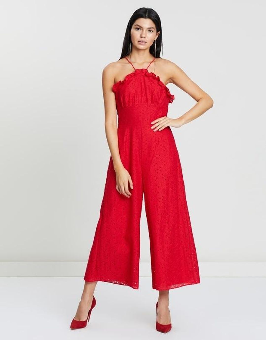 Keepsake Higher Lace Jumpsuit Size L for rent on The Volte - main image