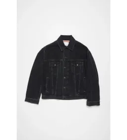Acne Studios Denim Jacket in Black Size 8  for rent on The Volte - image 4