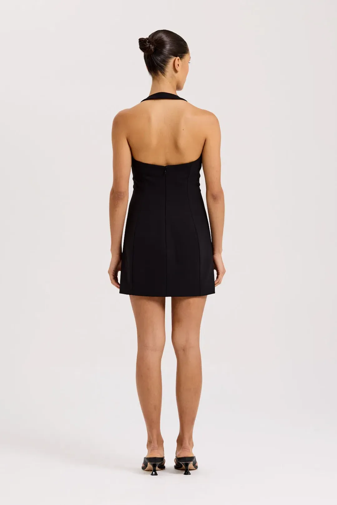 Henne Cora Mini Dress Black Size 8 for rent on The Volte - main image