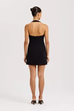 Henne Cora Mini Dress Black Size 8 for rent on The Volte - image 3