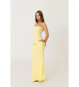 HNTR the label Huxley Gown Lemon Size AU 8 for rent on The Volte - image 3