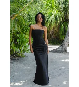 HNTR the label Huxley Gown Black Size AU 6 for rent on The Volte - image 1
