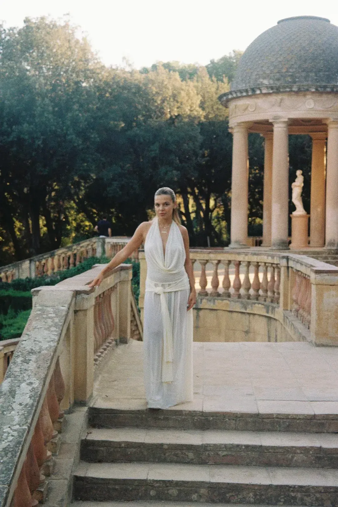 Raphaella Santana Hera Dress in Cream Size 8 for rent on The Volte - main image