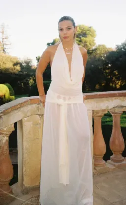 Raphaella Santana Hera Dress in Cream Size 8 for rent on The Volte - image 3