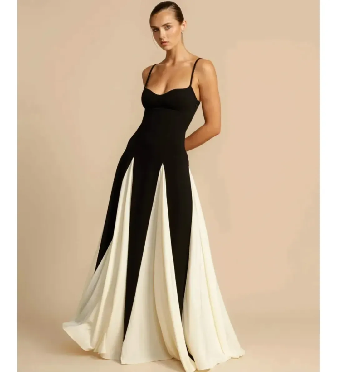 Arcina Ori Paloma Maxi Dress in Black Size S/ AU 8 for rent on The Volte - main image