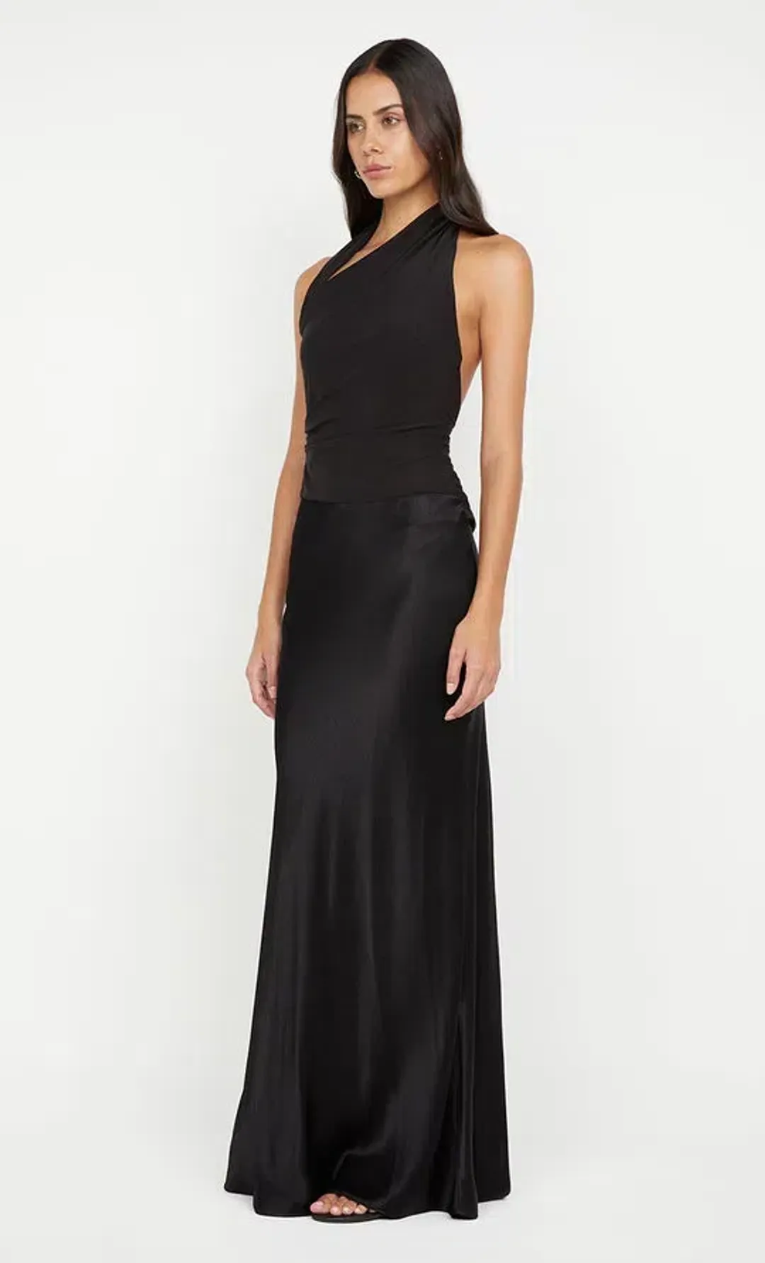Bec & Bridge Ida Halter Maxi Dress Black Size Us 4 / Size Au 8 for rent on The Volte - main image