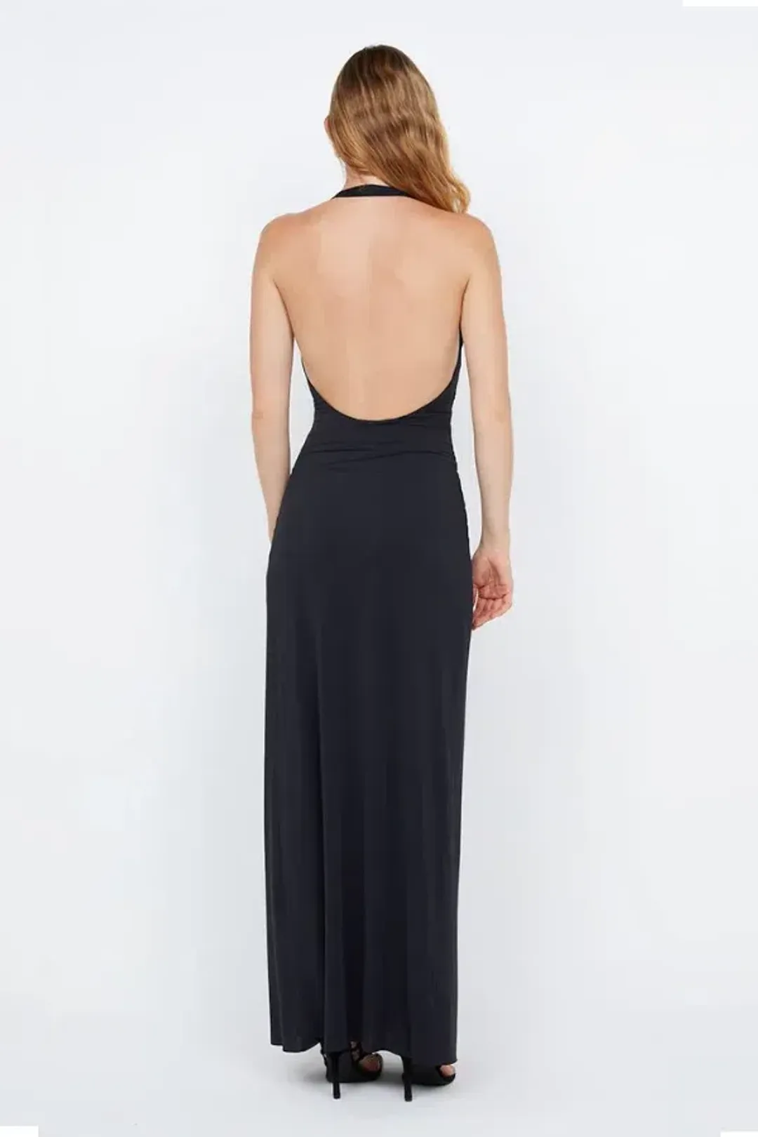Bec And Bridge Tillie Drape Maxi Dress In Black Size 6  / XS for rent on The Volte - main image