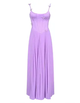 House of CB Pascha butterfly Corset Maxi Dress in Orchid Size 8/S for rent on The Volte - image 4
