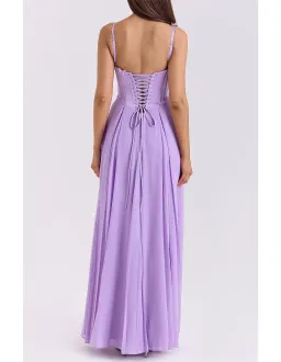 House of CB Pascha butterfly Corset Maxi Dress in Orchid Size 8/S for rent on The Volte - image 3