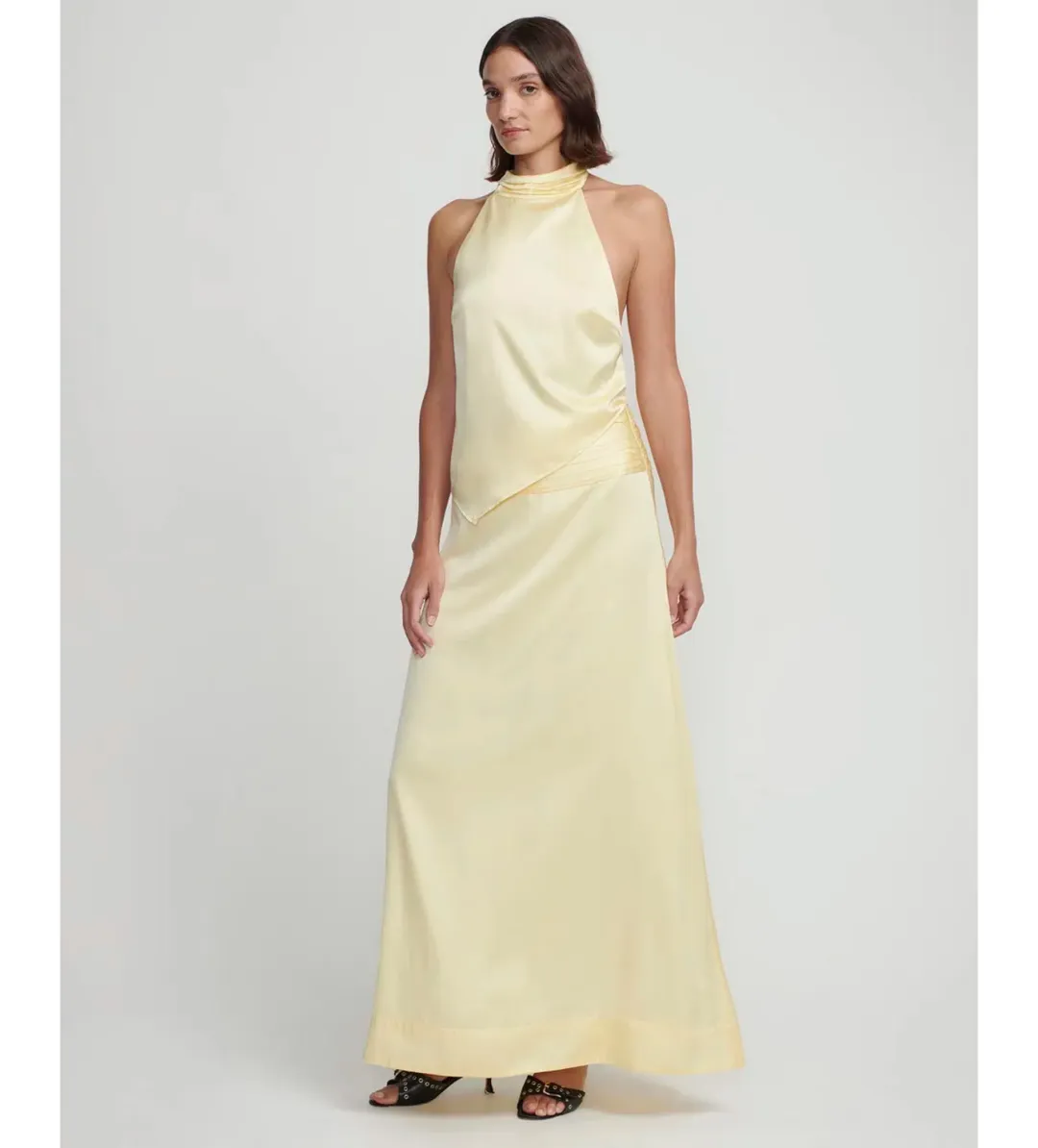 Hansen and Gretel Blair Skirt in Butter Size 10 for rent on The Volte - main image