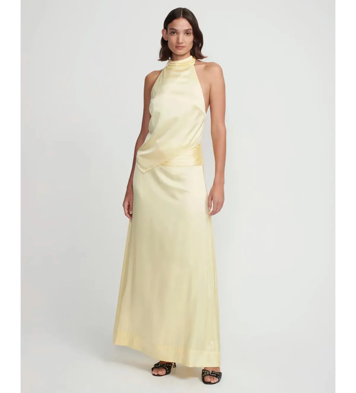 Hansen and Gretel Blair Skirt in Butter Size 10 for rent on The Volte - main image