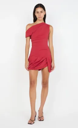 Bec & Bridge Angelina Bubble Mini Dress in Cherry Size AU 8 for rent on The Volte - image 1