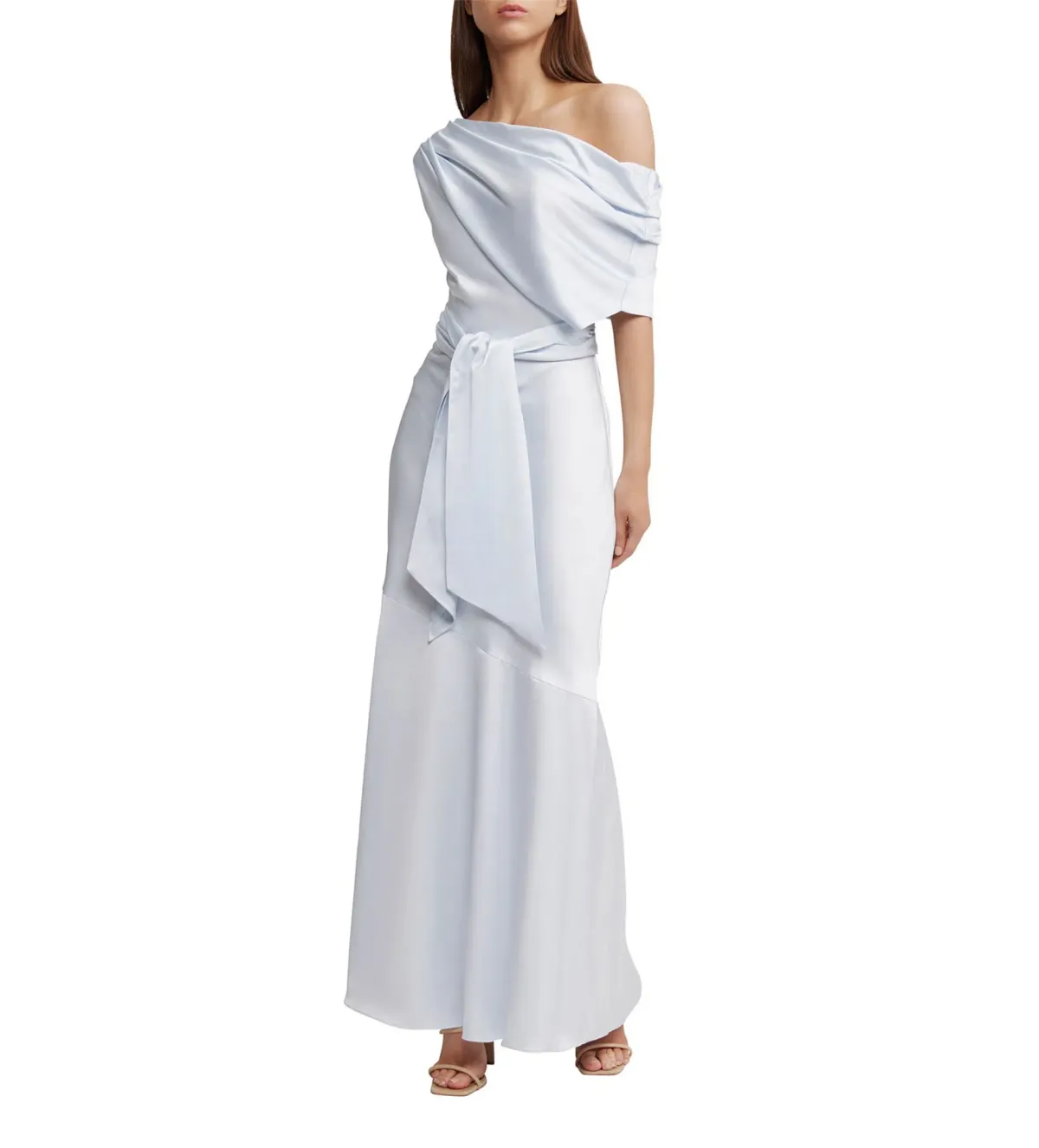 Significant Other Olinda Maxi Dress Powder Blue Size AU 6 for rent on The Volte - main image