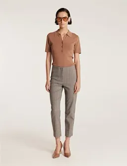 Perri Cutten Roman Pants Tan One Size for rent on The Volte - image 1