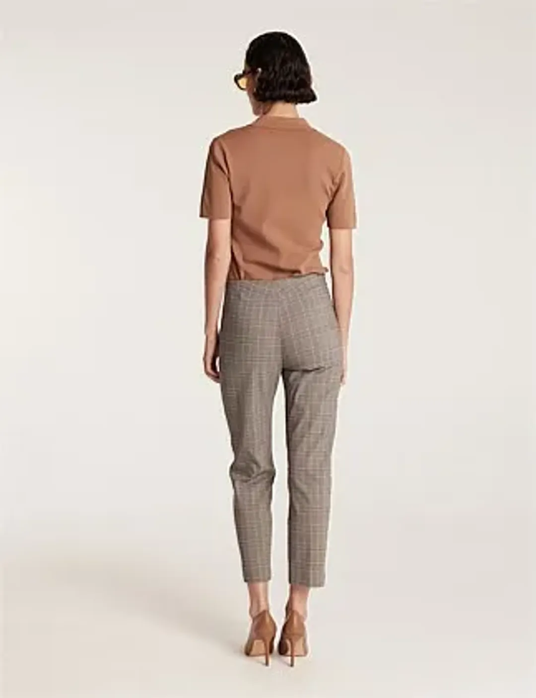 Perri Cutten Roman Pants Tan One Size for rent on The Volte - main image