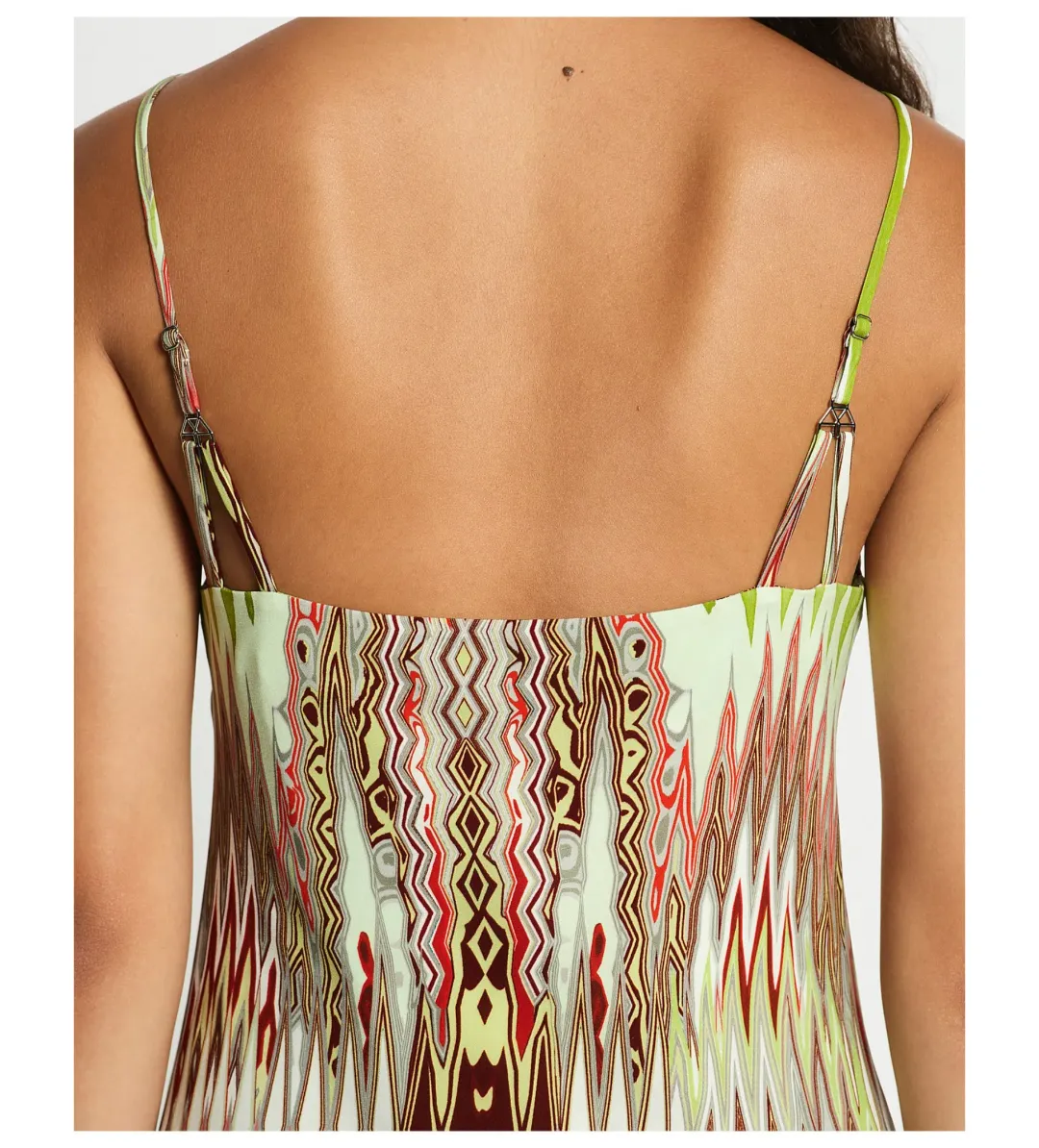 Sass & Bide Phoenix Asymmetric Hem Midi Dress Multi Print Size 6 for rent on The Volte - main image