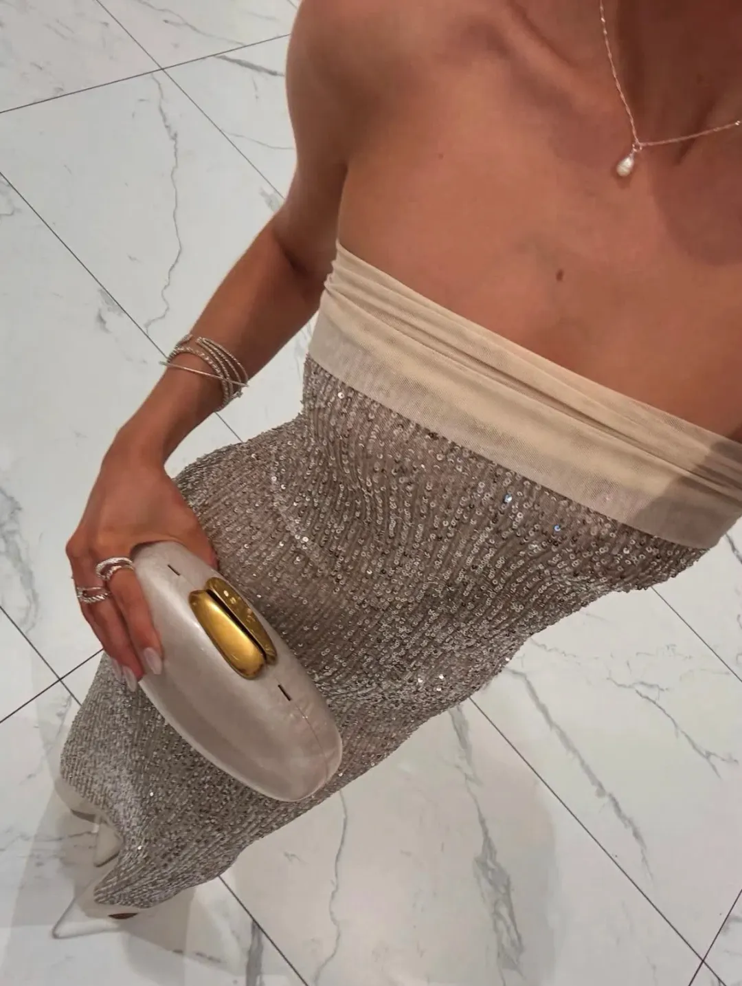 Fait Par Foutch Elizabeth Maxi Dress Size Small for rent on The Volte - main image