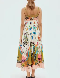 Alemais Evergreen Printed Maxi Sundress Size AU 12 for rent on The Volte - image 2