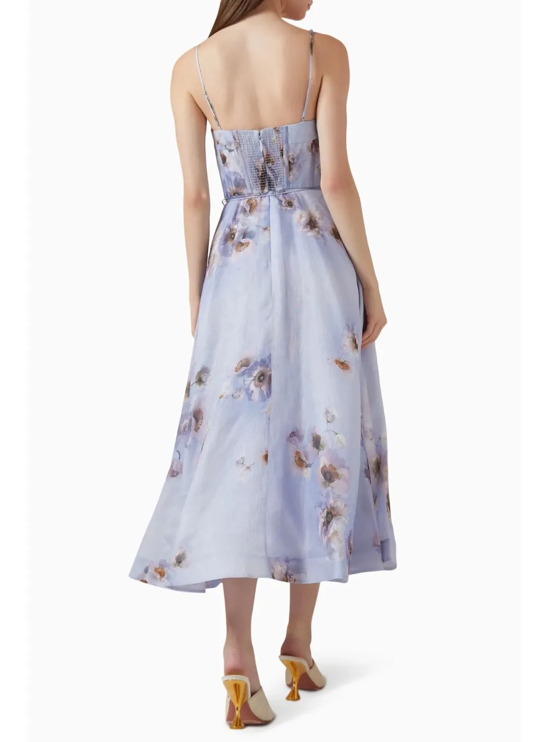 Zimmermann Hypnotic Picnic Dress in Lilac Poppy Size 2 / AU 12 for rent on The Volte - main image