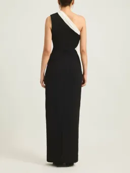 Tojha Tabitha Off Shoulder Gown in Black Size 6 for rent on The Volte - image 2