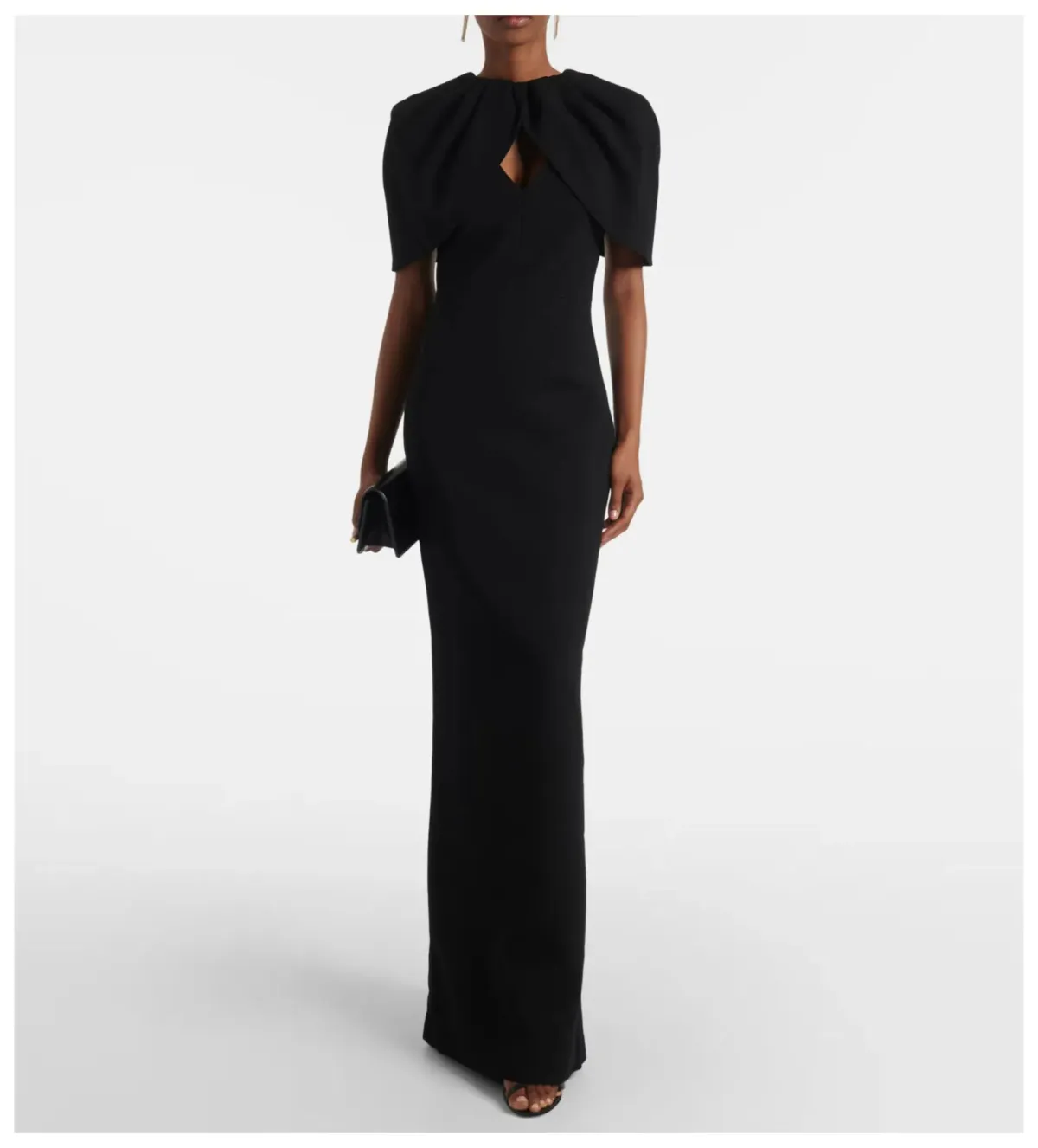 Rebecca Vallance Cameron Gown Black Size AU 12 for rent on The Volte - main image