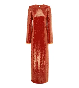 Alemais Geanie Sequin Long Gown in Red Size XL / AU 14 for rent on The Volte - image 5
