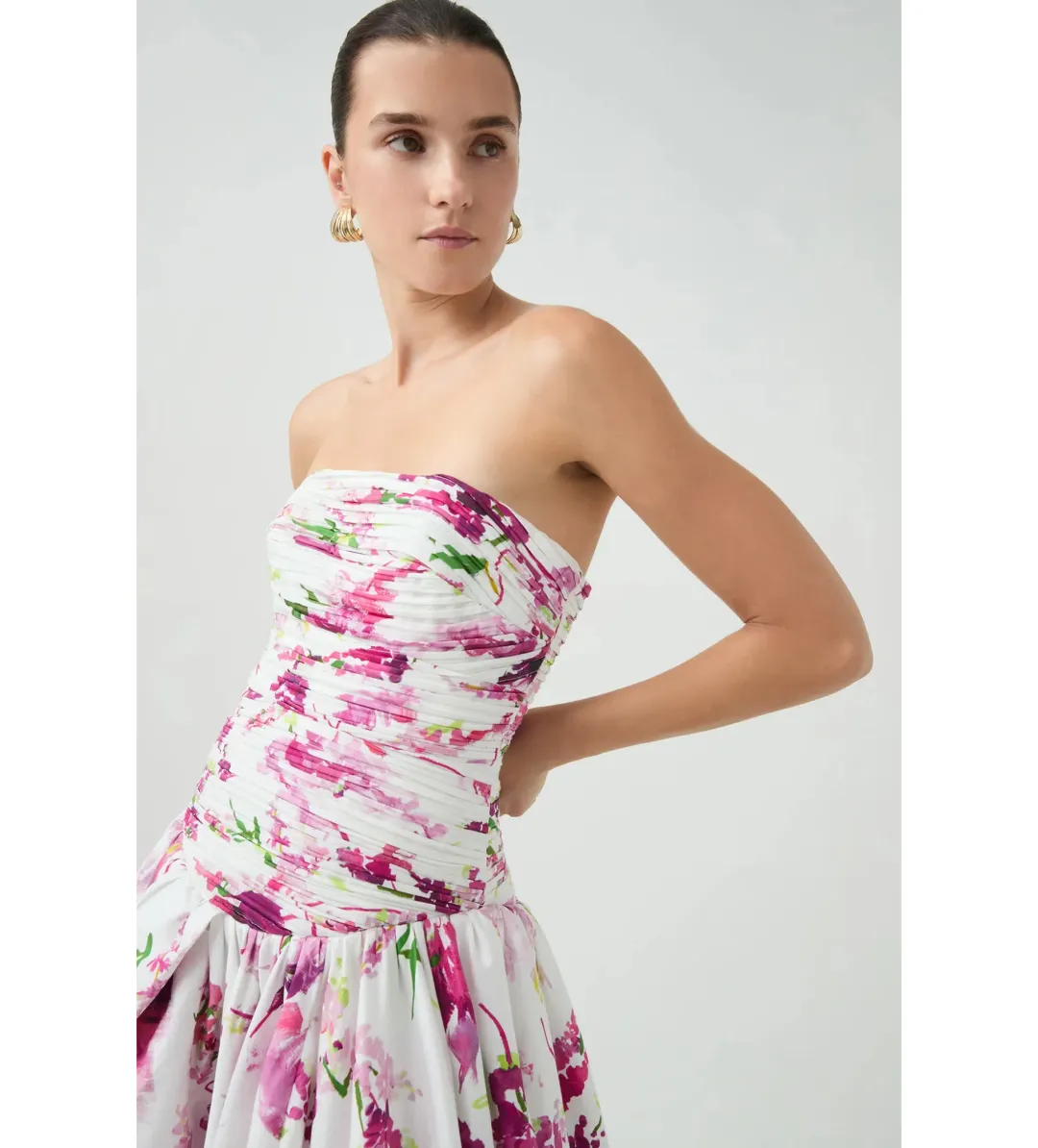 Aje Behold Maxi Dress in Fresh Flora Size XXS / AU 4 for rent on The Volte - main image