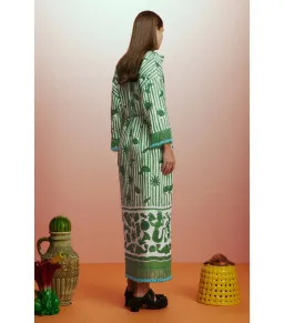 Alémais Lula Midi Dress Green Size AU 14 for rent on The Volte - image 4