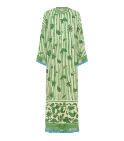 Alémais Lula Midi Dress Green Size AU 14 for rent on The Volte - image 6