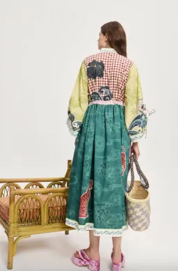 Alémais Rochester Midi Shirtdress Multi Size 12 for rent on The Volte - image 3