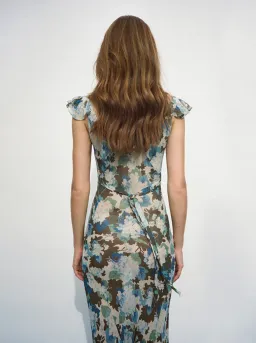 Realisation Par Lila Maxi Dress Blue Hydrangea Print Size S / AU 6-8 for rent on The Volte - image 2