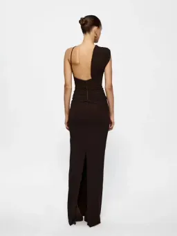 Effie Kats Greer Gown Coffee Brown Size 10 for rent on The Volte - image 5