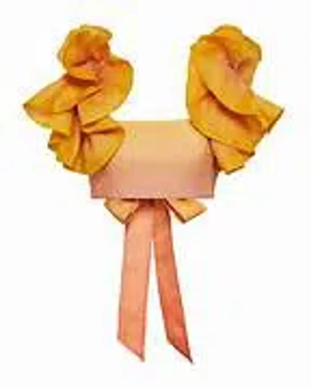 Zimmermann Postcard Ruffle Bodice and Maxi Skirt Set Orange Size AU 12 for rent on The Volte - main image