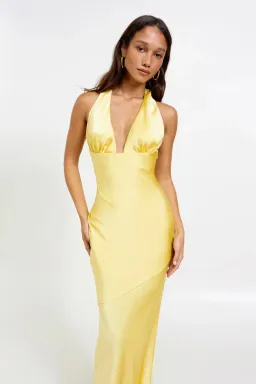 Lexi Novia Maxi Dress Pineapple Yellow Size L / Size 12 for rent on The Volte - image 2