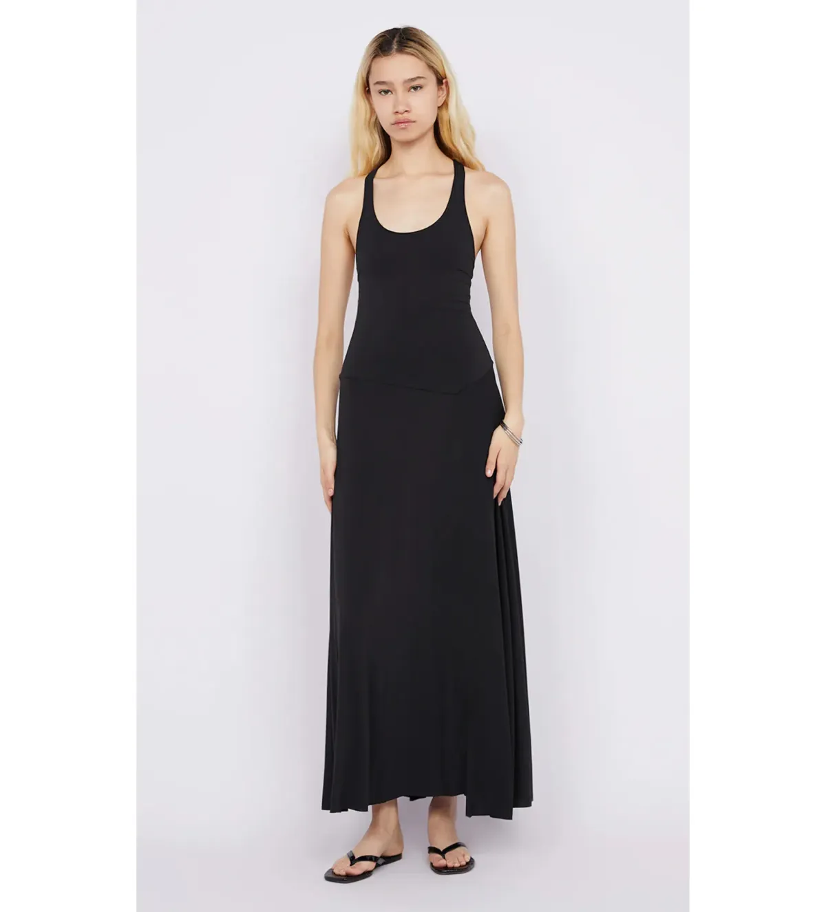 Bec & Bridge Gigi Singlet Maxi Dress Black Size 8 for rent on The Volte - main image