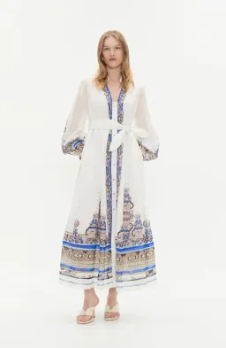 Aje Carta Maxi Dress Print Size AU 10 for rent on The Volte - image 1