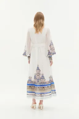 Aje Carta Maxi Dress Print Size AU 10 for rent on The Volte - image 2