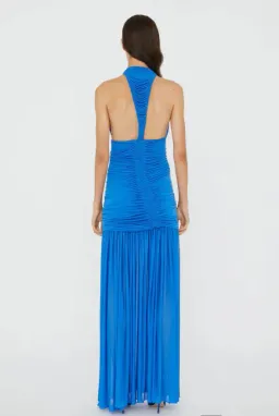 Christopher Esber Orion Gown in Lapis Size 8 for rent on The Volte - image 2