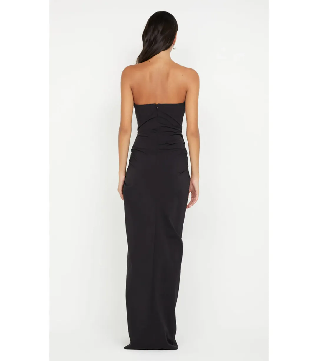 Bec & Bridge Domenic Strapless Dress Black Size AU 6 for rent on The Volte - main image