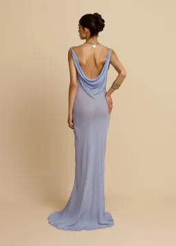Arcina Ori Jordana Floor Length Dress in Blue Size M / AU 10 for rent on The Volte - image 4