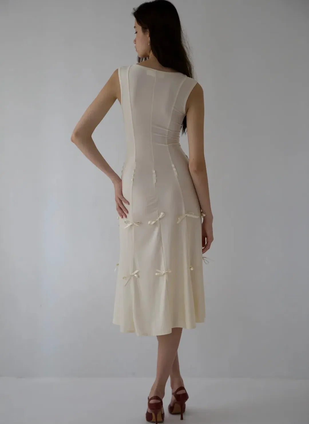 BUCI NY Heiress Dress In Cream Size 6 for rent on The Volte - main image