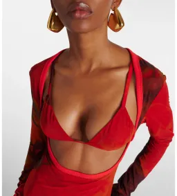 Sir the Label Libertine Printed Cutout Maxi Dress Print Size 8 for rent on The Volte - image 2