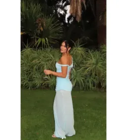 Natalie Rolt Cadence Gown in Blue Size 8 for rent on The Volte - image 2