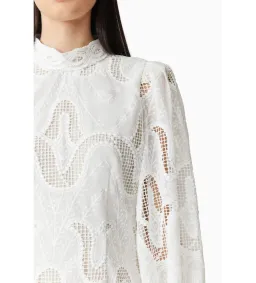 Elliatt Eliza Long Sleeve Mini Dress White Size AU 8 for rent on The Volte - image 6