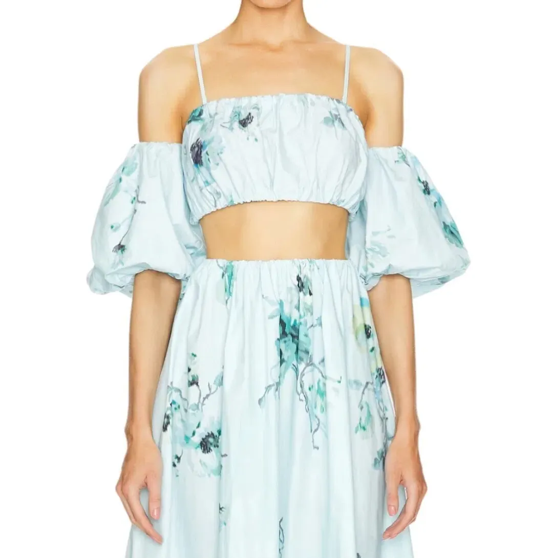 Zimmermann Lightburst Blue Two Piece Set Size 6 for rent on The Volte - main image