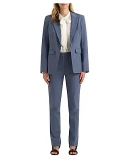 David Lawrence The Sebastian Wool Blend Blazer in Slate Grey Size 4/XXS for rent on The Volte - image 3