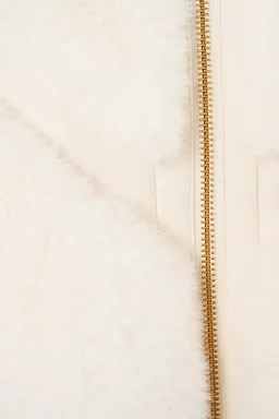 Camilla Tiled Time Faux Fur Short Sleeve Slouch Jacket White (M/L-AU12/14) for rent on The Volte - image 7